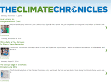 Tablet Screenshot of climatechronicles.com